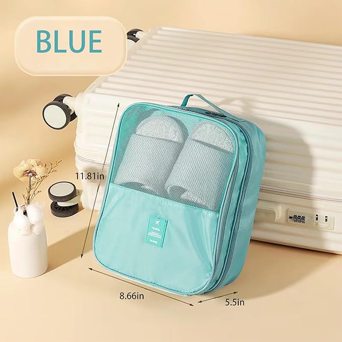 Shoe Bags for Travel,Shoe Bag Holds 3 Pair of Shoes,Shoe Storage Pouch for Travel and Daily Use,Shoe Organizer Travel Essentials for Packing in Suitcase,Waterproof