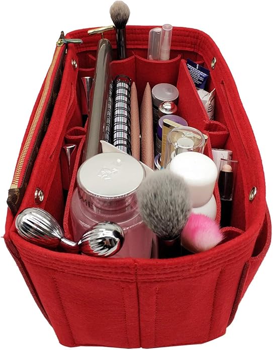 LEXSION Felt Purse Organizer Insert - Multi Pocket Bag in Bag Organizer Shaper