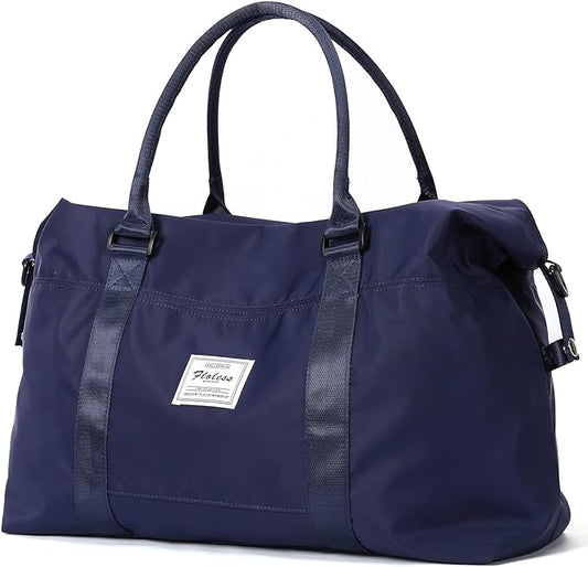 HYC00 Travel Duffel Bag,Carry-on Overnight Weekender Bags for Women,Sports Tote Gym Bag with Wet Pocket