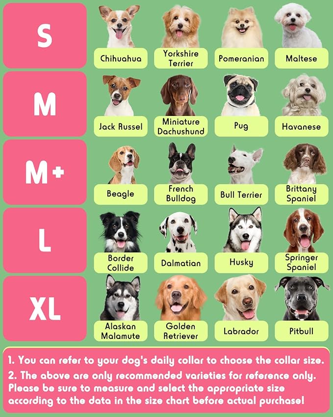 Inflatable Dog Pillow Cone Collar After Surgery, Donut Soft Neck Cone for Husky Border Collie Large Dogs, etc, Recovery E Collar to Stop Licking Watermelon