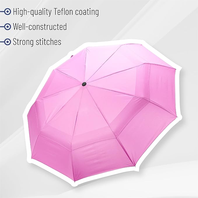 Mr. Pen- Windproof Travel Umbrella, Automatic Umbrellas for Rain, Compact