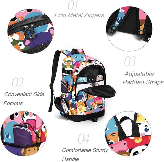 rickyh style School Backpack Travel Bag for Men & Women Lightweight College Back Pack with Laptop Compartmen