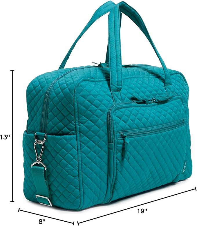 Vera Bradley womens Cotton Weekender Travel Bag