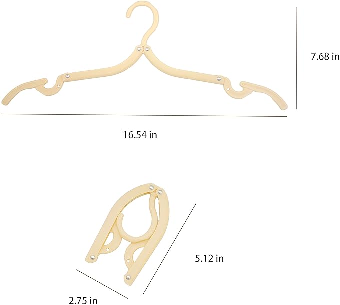 12 Pcs Portable Multifunctional Folding Clothes Hanger Travel and Business Enthusiasts are Used to fold Clothes Hanger