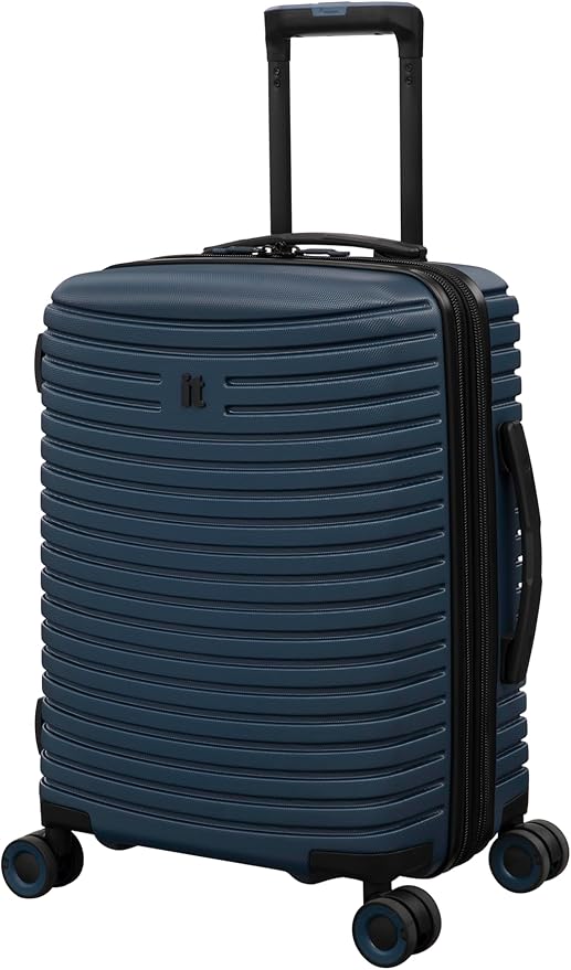 It Luggage Precursor Titan 21" Hardside Carry On 8 Wheel Expandable Spinner, Majolica Blue