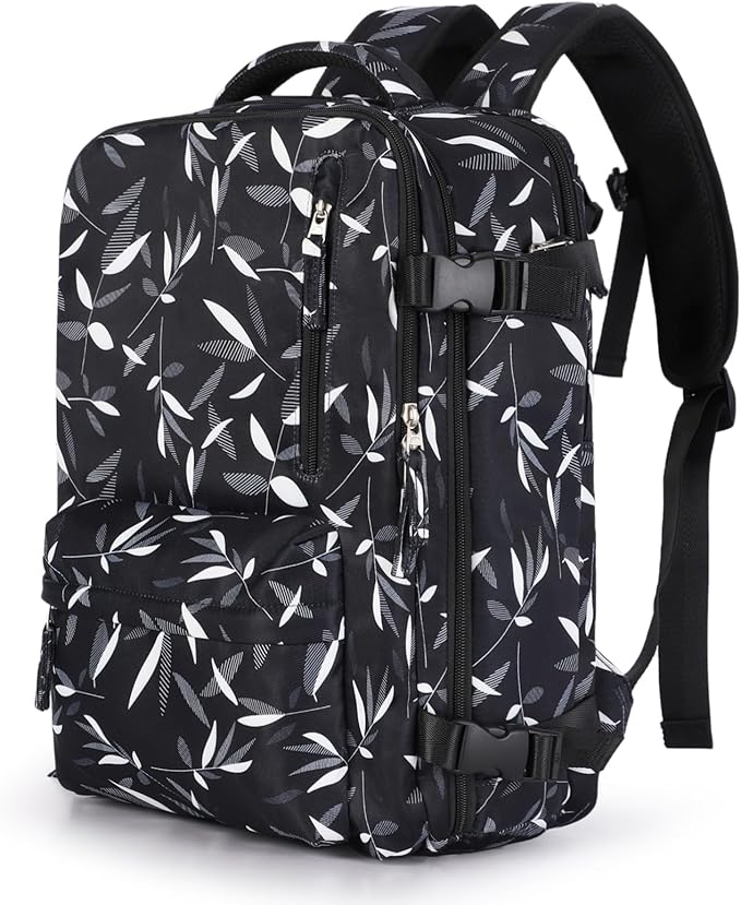 WONHOX Large Travel Backpack Carry on Flight Approved Laptop Work Business Backpack for Women Men Mochila de Viaje