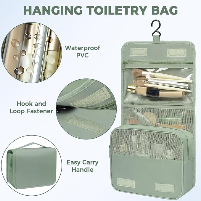BAGAIL 9 Set Packing Cubes with Packing List Luggage Packing Organizers for Travel Accessories