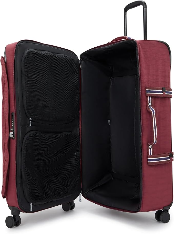 Kipling Women's Spontaneous Large 31-Inch Softside Spinner Wheel Luggage, Integrated TSA Accepted Lock