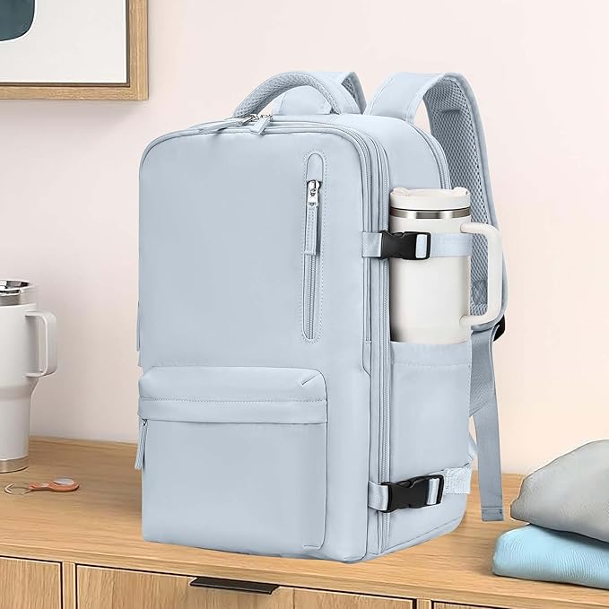 WONHOX Large Travel Backpack Carry on Flight Approved Laptop Work Business Backpack for Women Men Mochila de Viaje