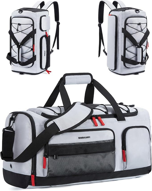 BAGSMART Gym Bag for Women & Men, Sports Travel Duffel Backpack with Shoe Compartment Laptop Compartment, Water Resistant Carry On Weekender Bag for Airplane