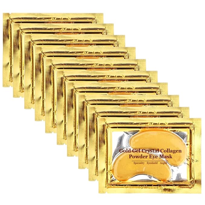 Adofect 30 Pairs Under Eye Patches -Reduce Eye Bags -24K Gold Eye Mask Collagen Under Eye Gel Pads for Puffiness and Dark Circle, Wrinkle, Revitalize and Refresh Your Skin