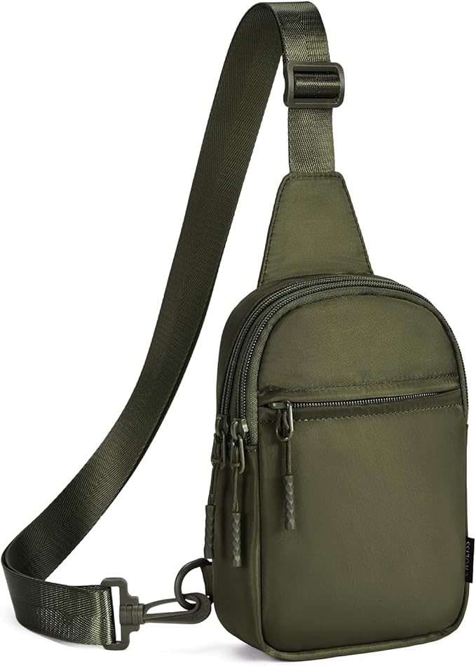 CHOLISS Small Sling Bag for Women and Men, Crossbody Bags Trendy Fanny Packs Chest Bag with Extended Strap