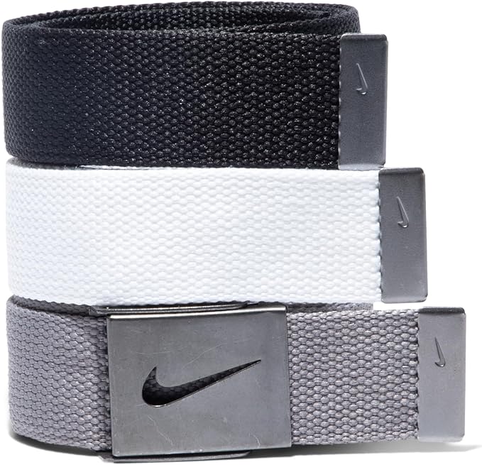 Nike Men's 3 Pack Web Belt