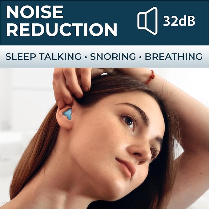 Peace&Quiet PQ Wax Ear Plugs for Sleeping, Swimming - 54 Noise Cancelling Silicone Gel Wax Earplugs, Ear Protection for Sleep and Swim, Soft Pillows with Sound Blocking Level 32Db, (54 Pillows)