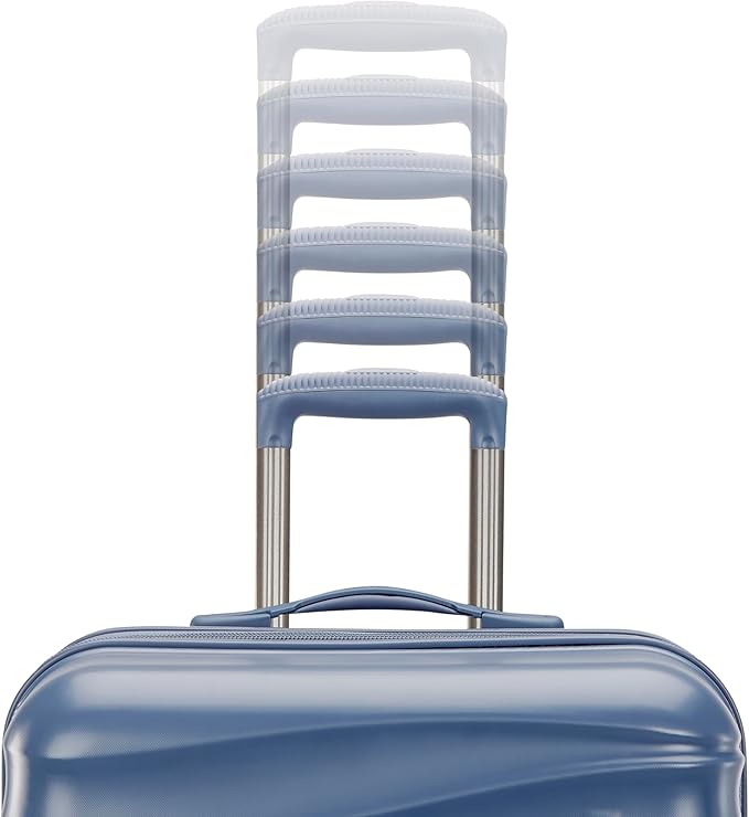 American Tourister Cascade Hardside Luggage with Spinner Wheels, 2PC SET 20/24, State Blue