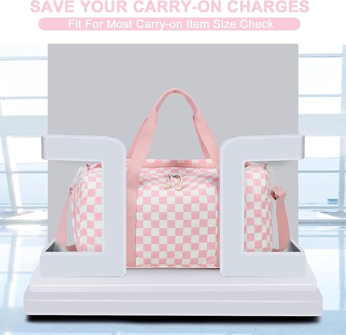 BLUBOON Duffle Bag Girls Kids Cute Gym Bag with Shoes Compartment & Wet Separation Waterproof Sports Overnight Travel Bag