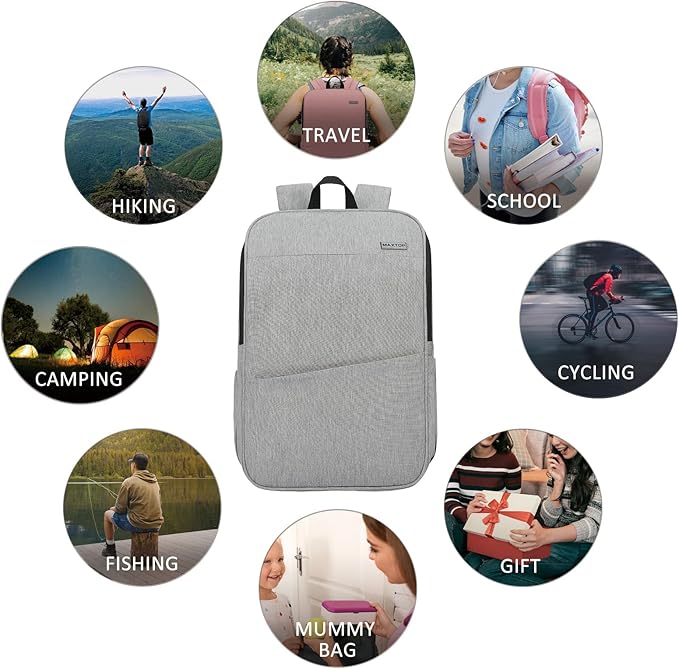 MAXTOP Deep Storage Laptop Backpack Business Anti-theft Backpacks[Water Resistant] College Computer Bookbag Fits 16 Inch Laptop