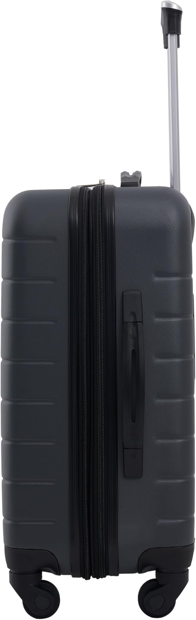 Wrangler Smart Spinner Hardside Luggage, 2 Piece Set, Dark Shadow
