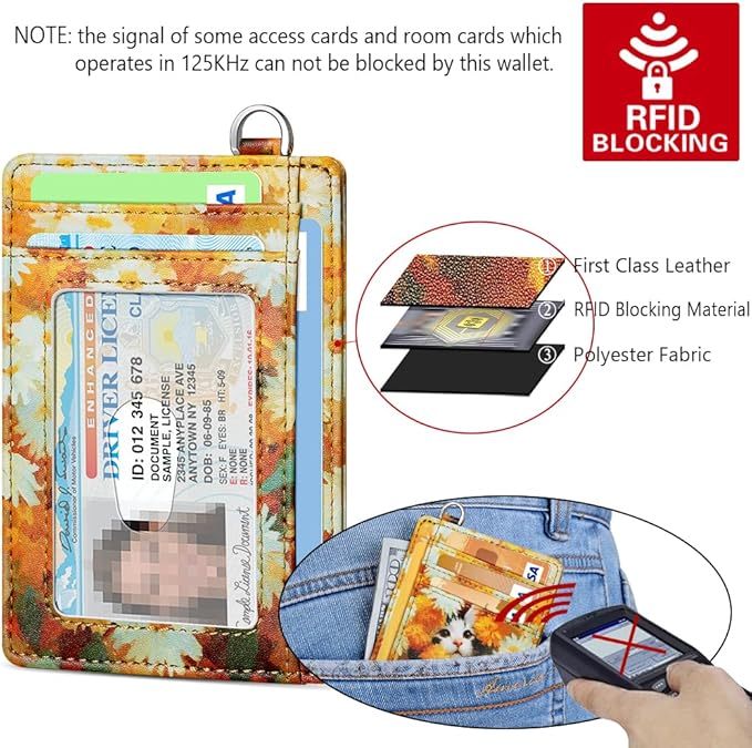 FurArt Slim Minimalist Wallet, Front Pocket Wallets, RFID Blocking, Credit Card Holder for Men