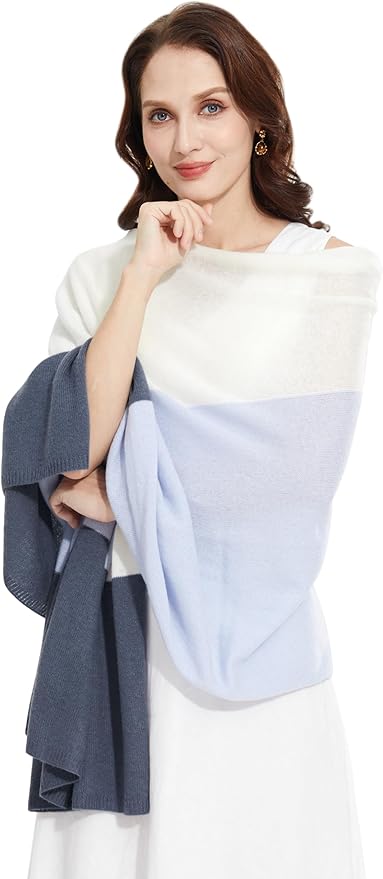 Soft Cashmere Blend Wrap Chic Scarf Stole for Women Wayfarer Travel Extra Large 87"x28"