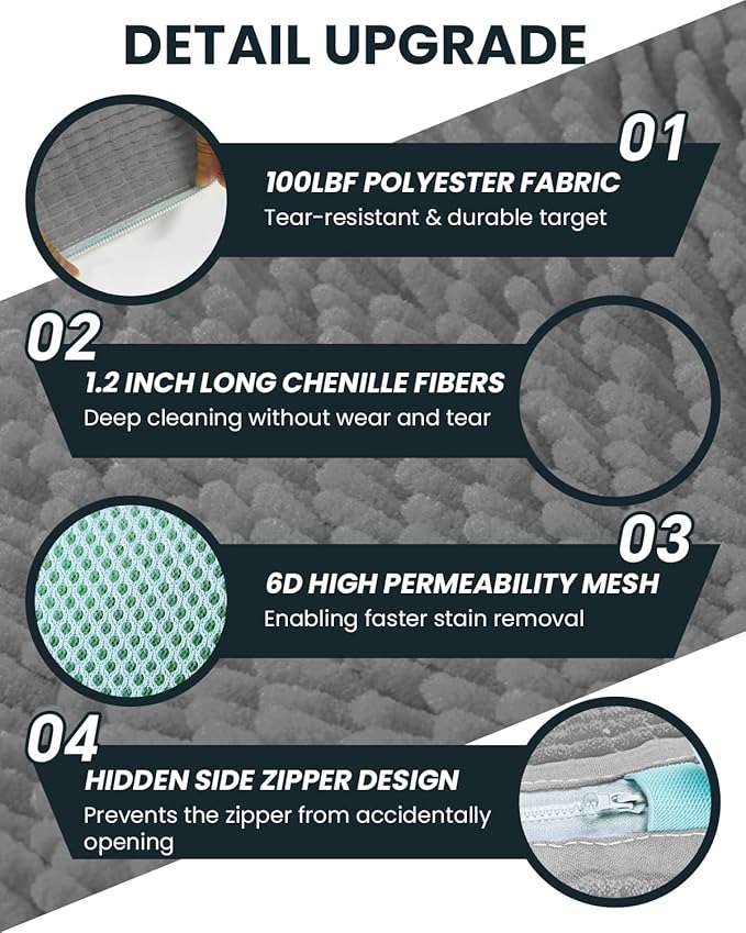 Shoe Washing Machine Bag: 2 Pack Reusable Shoes Cleaning Bags, Heavy Duty Shoe Laundry Bag for Washer & Dryer, 360° Deep Clean for Sneakers Tennis Shoes, Gifts for Women Men