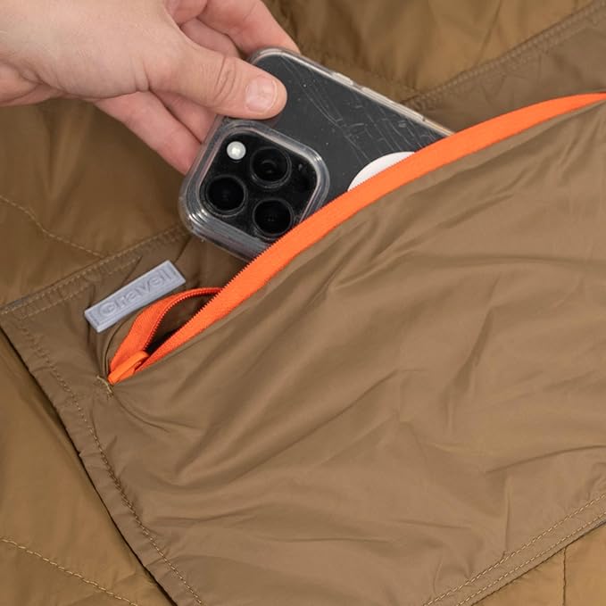 Gravel Layover Travel Blanket – Ultra-Light Compact Blanket for Camping and Outdoor Adventures - Down Alternative Portable Travel Blanket for Layovers & Road Trips (Desert Lake)