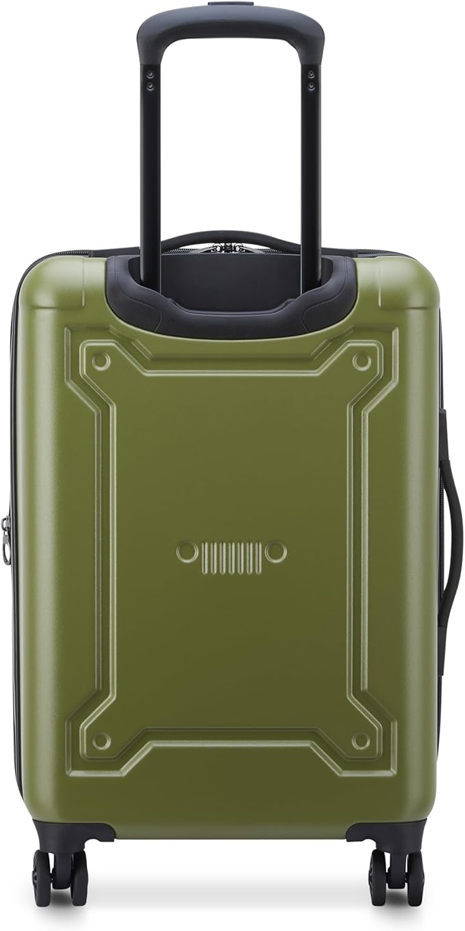 Jeep JH004C Hardside Expandable Luggage with Spinner Wheels (Avocado, Carry-On 20 Inch)