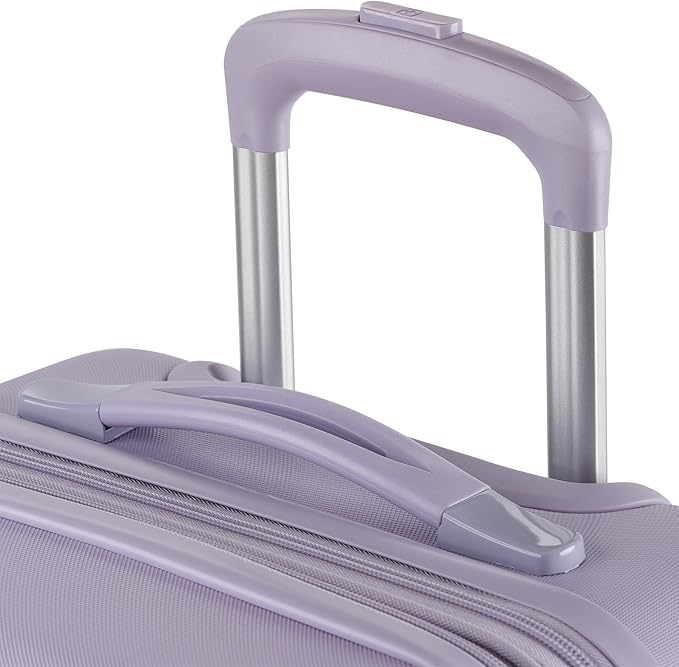 SwissGear 7366 Signature Hardside Expandable Luggage with Spinner Wheels, TSA Lock, Cup-Holder, Evening Haze, 3-Piece Set (19/23/27)