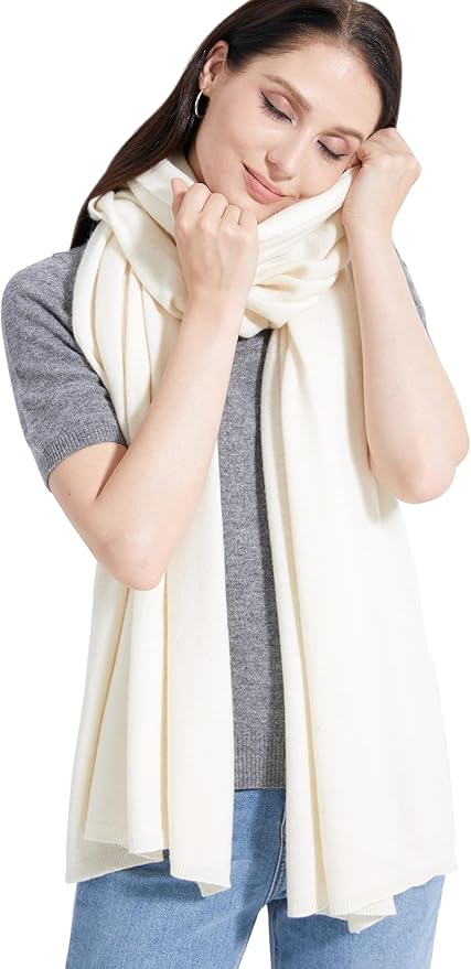 Soft Cashmere Blend Wrap Chic Scarf Stole for Women Wayfarer Travel Extra Large 87"x28"