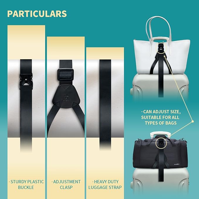 Travel Luggage Cup Holder, Liveagain Drink Caddy, Luggage Cup Holder Attachment, Free Hand Suitcase Drink Carrier for Drinks Beverages, Coffee, Bottles, Snack (Gray)