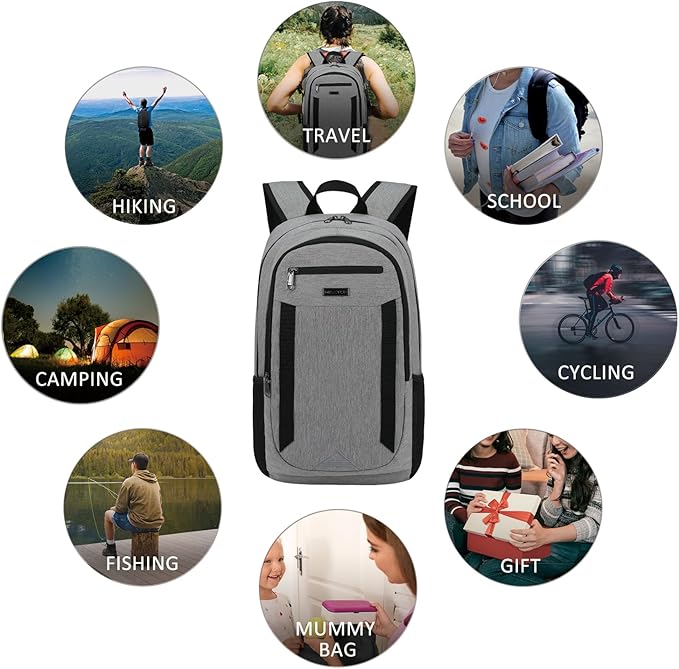 MAXTOP Travel Laptop Backpack Business Anti-theft Backpacks Water Resistant School College Bookbag