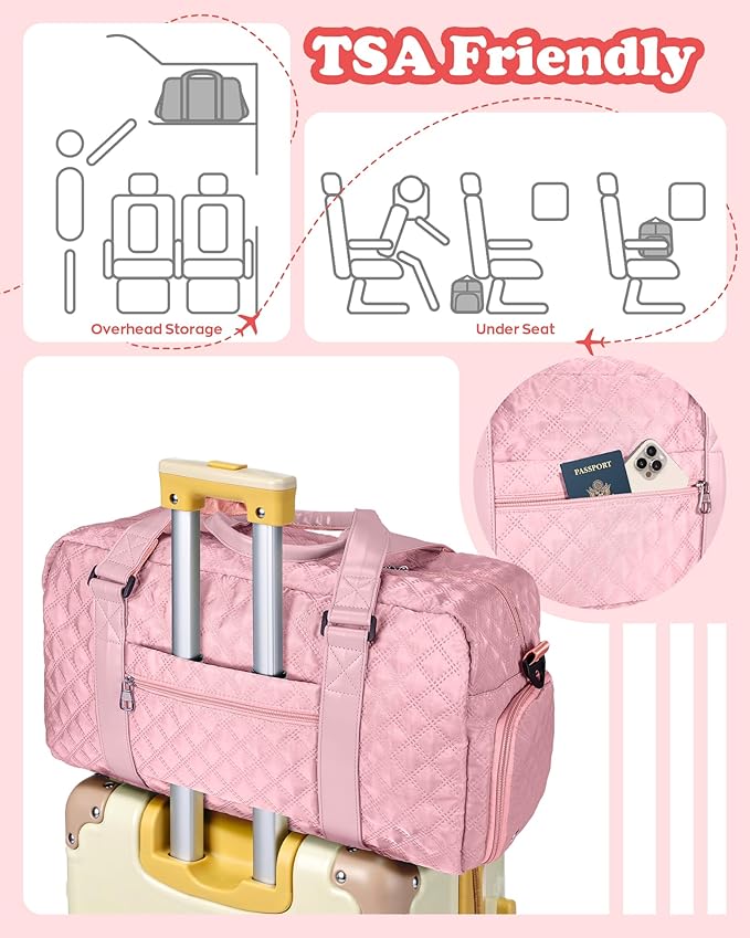 Travel Bag Women, Overnight Bag, Kids Gifts for Daughter, Teacher Appreciation Gifts, for Teens, Gift for Friend Sister Women Gifts