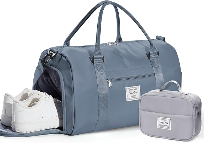 Gym Bag Womens,Travel Duffel Carry on Bag Sport Tote Bag Weekend Overnight Bag