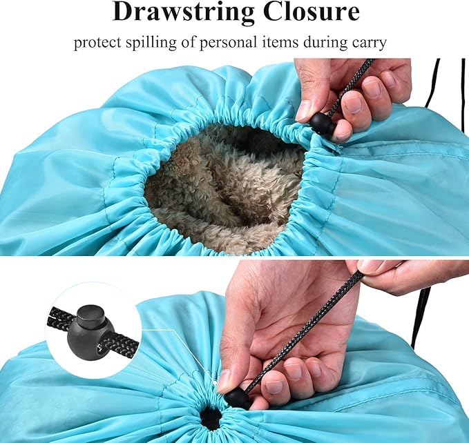 OTraki Extra Large Laundry Bag 2 Pack Laundry Basket Laundry Hamper Liner Dirty Clothes Bag 45x28 Inch Heavy Duty Laundry Bag XL Big Drawstring bag for Home Dorm Drying Do Not Exceed 176℉ Blue
