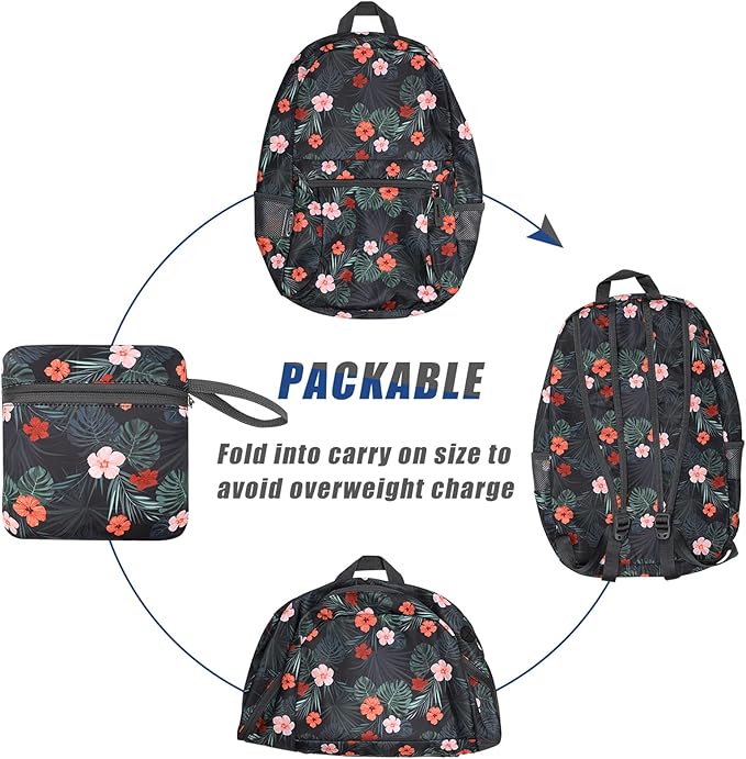 G4Free 20L Small Foldable Ultralight Waterproof Backpack for Camping Hiking Cycling Men Women