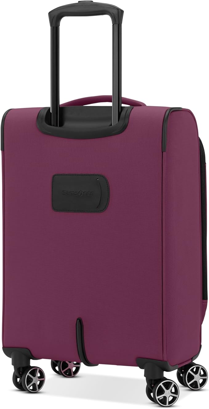 Samsonite Saire LTE Softside Expandable Luggage with Spinners | Raspberry | 3PC (CO/MED/LG)