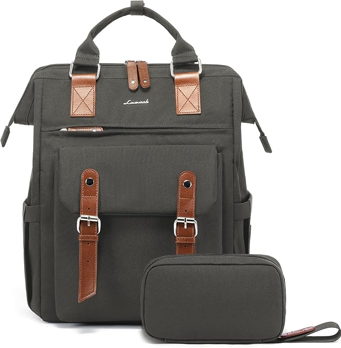 LOVEVOOK Laptop Backpack for Women, Teacher Nurse Bag Work Travel Computer Backpacks Purse