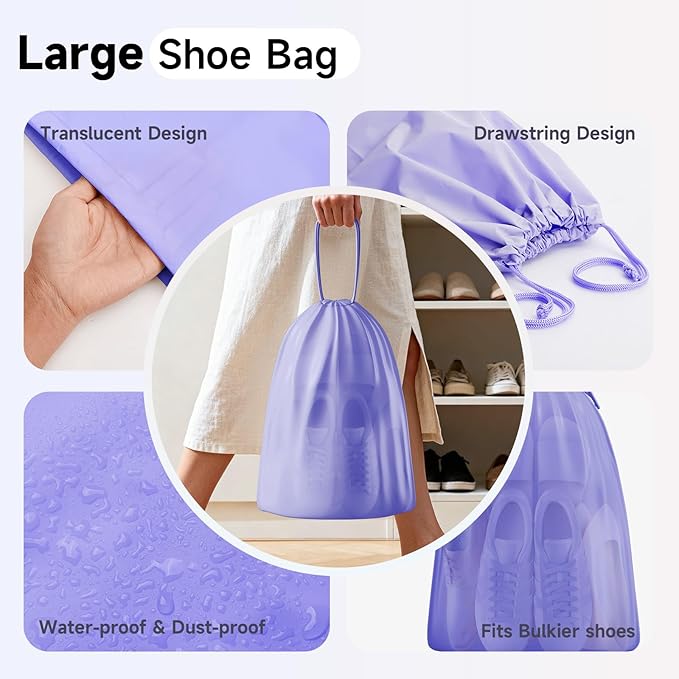 11 Set / 9 Set Packing Cubes for Travel,Gifts for Women Mom Kids,TSA Approved Bags for Makeup, Cosmetic, Toiletry, Organizers for Suitcase Carry On, Cruise Essentials Airplane Accessories,Lavender