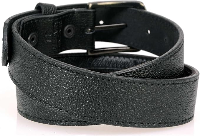 Milwaukee Leather MP7150 Men's Black Genuine Cowhide Leather Money Belt W/Secure Front Buckle for Motorcycle Rider