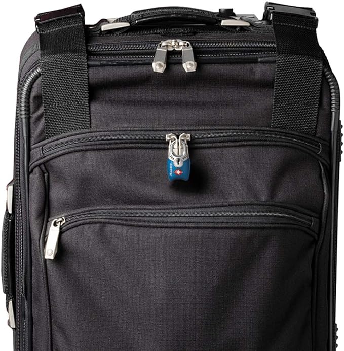 Master Lock 4689Q TSA Approved Luggage Lock, 4 Pack, Colors May Vary