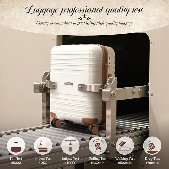 Luggage Sets 4 Piece, 20 Inch Expandable Carry On Suitcase with TSA Lock & Spinner Wheels, Lightweight Travel Luggage Sets with YKK Zippers (Light purple, 4 Piece Sets(14/20/DB/TB))