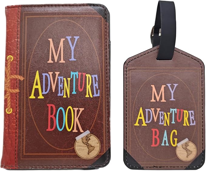 My Adventure Book Passport Holder & Luggage Tag - Scrapbook Replica - My Adventure Book (Passport Holder & Luggage Tag)