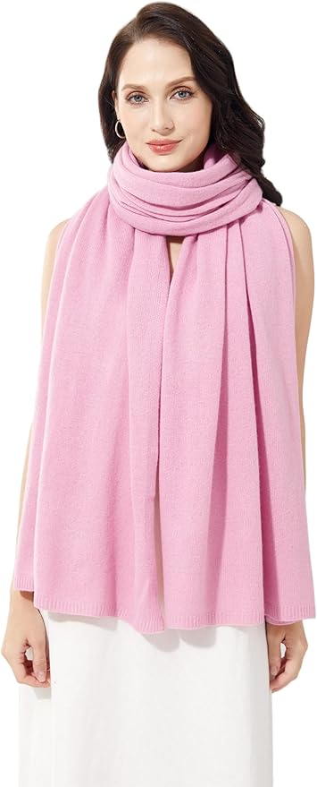 Soft Cashmere Blend Wrap Chic Scarf Stole for Women Wayfarer Travel Extra Large 87"x28"