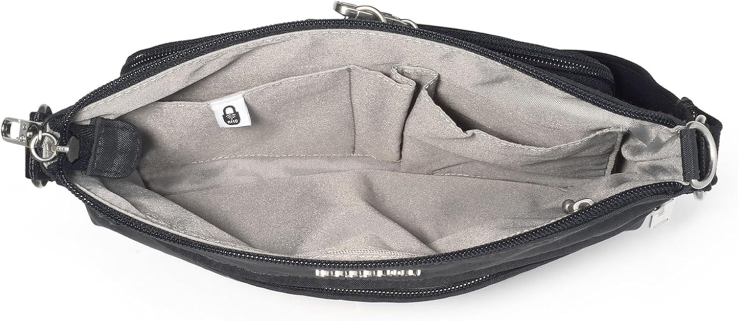 Baggallini womens Securtex Anti-theft Memento Crossbody Bag