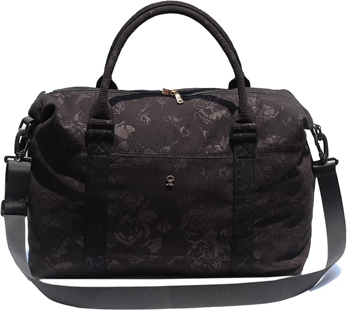 ESVAN Travel Tote Duffel Gym Bag,Weekender Overnight Carry-on Tote Crossbody Bag with Wet Pocket and Trolley Sleeve Upgraded