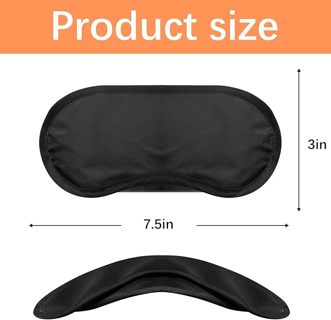 40 Pcs Eye Mask Sleep Masks Bulk Blindfolds for Team Building Party Games with Nose Pad and Adjustable Strap for Women Men 4 Layers Black Blindfold Sleeping Mask