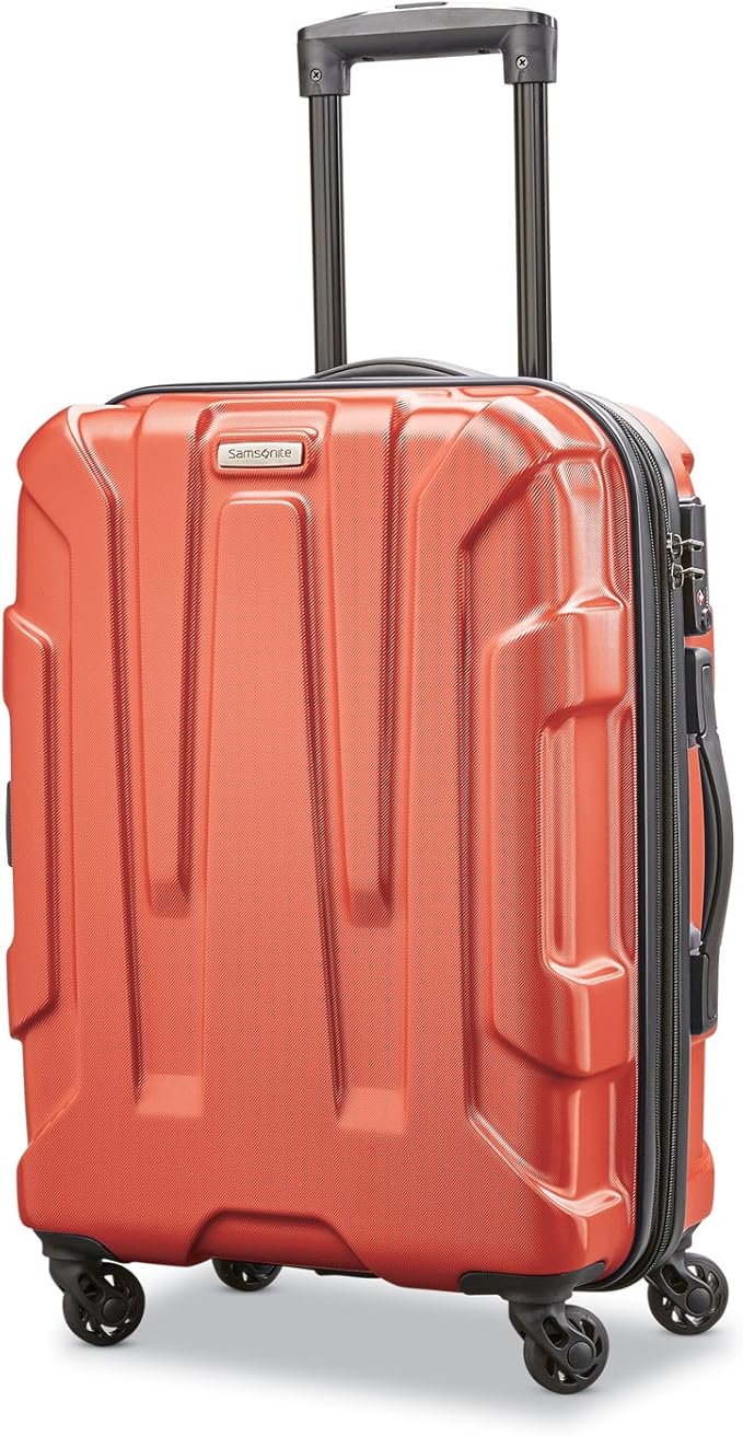 Samsonite Centric Hardside Expandable Luggage with Spinner Wheels, Burnt Orange, Carry-On 20-Inch