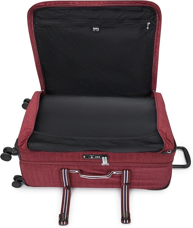 Kipling Women's Spontaneous Large 31-Inch Softside Spinner Wheel Luggage, Integrated TSA Accepted Lock