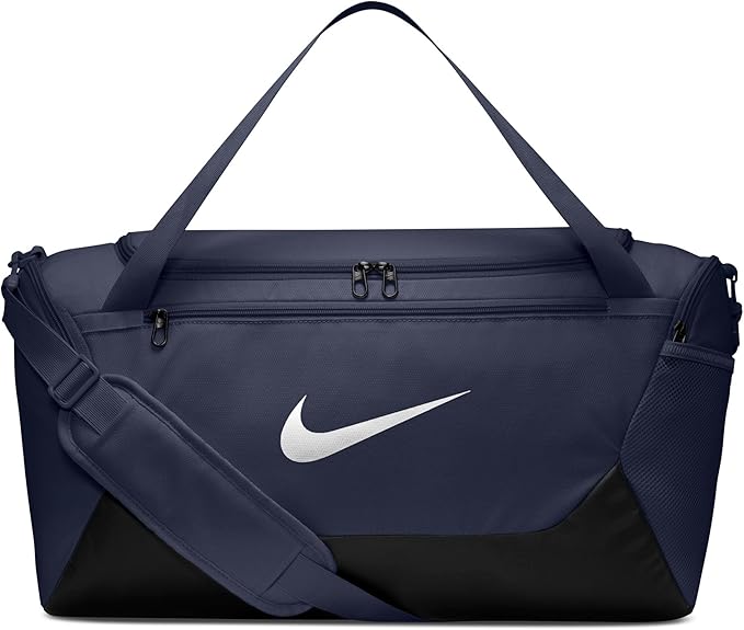 Nike Brasilia Duffel (Small), Midnight Navy/Black/White, MISC