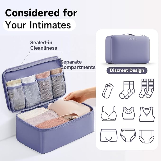 11 Set / 9 Set Packing Cubes for Travel,Gifts for Women Mom Kids,TSA Approved Bags for Makeup, Cosmetic, Toiletry, Organizers for Suitcase Carry On,Cruise Essentials Airplane Accessories,Purple Gray
